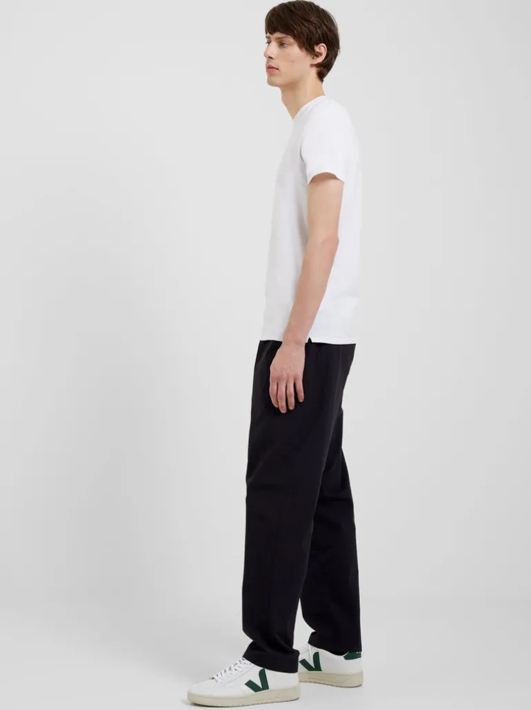 Peached Cotton Straight Leg Trousers<FRENCH CONNECTION New