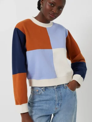Peri Modal Jersey Colour Block Sweatshirt<FRENCH CONNECTION Best Sale
