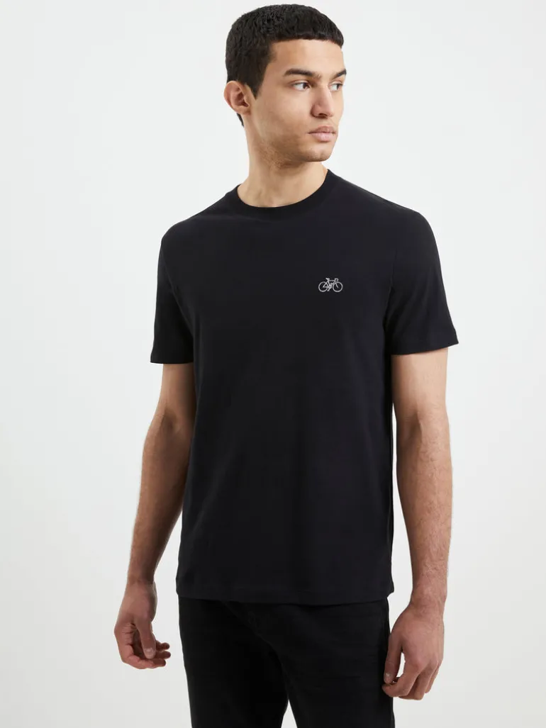 Point Embroidered Bike T-Shirt<FRENCH CONNECTION Flash Sale