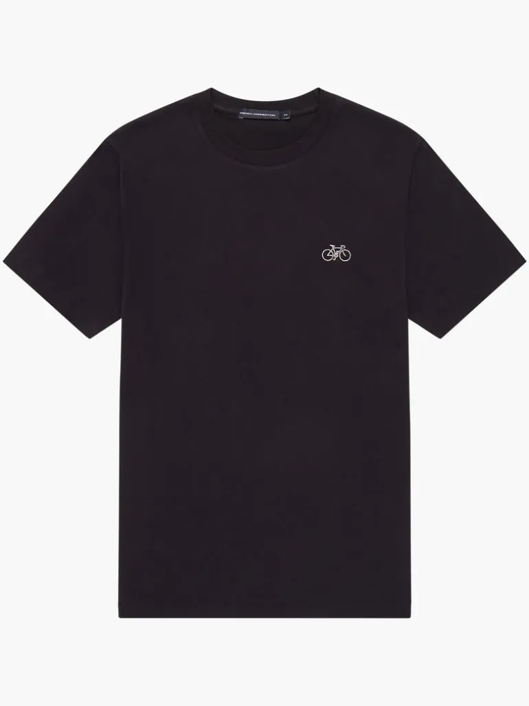 Point Embroidered Bike T-Shirt<FRENCH CONNECTION Flash Sale