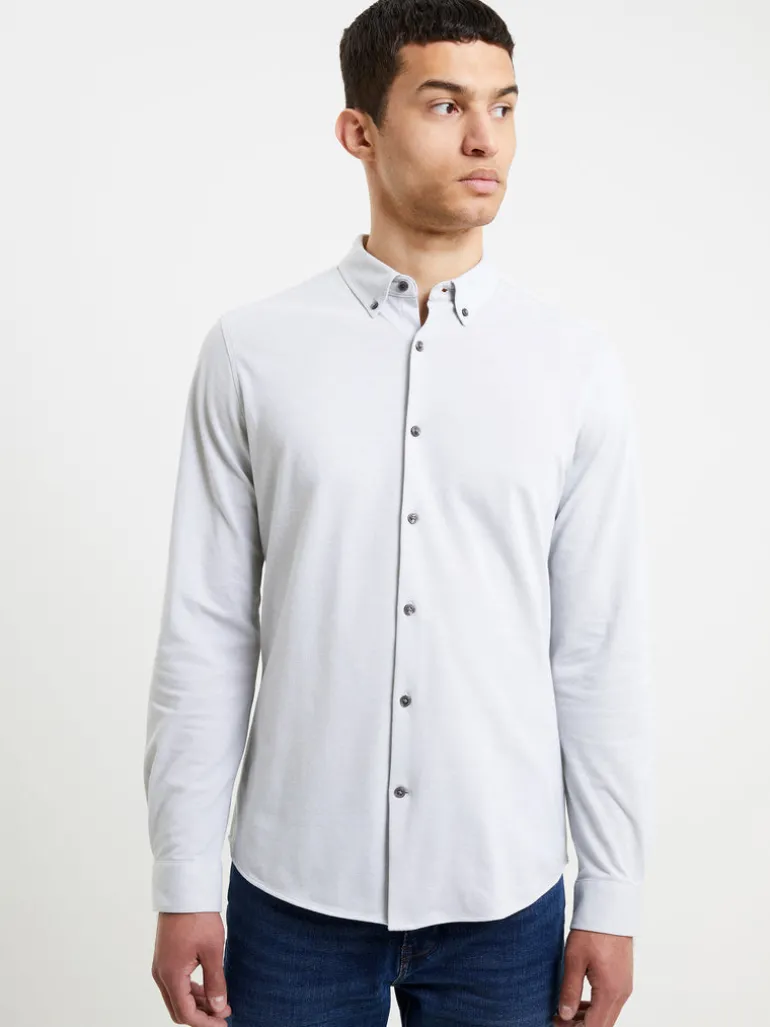Premium Pique Long Sleeve Shirt<FRENCH CONNECTION Fashion