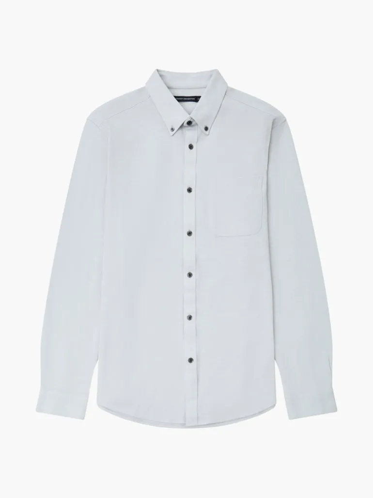 Premium Pique Long Sleeve Shirt<FRENCH CONNECTION Fashion