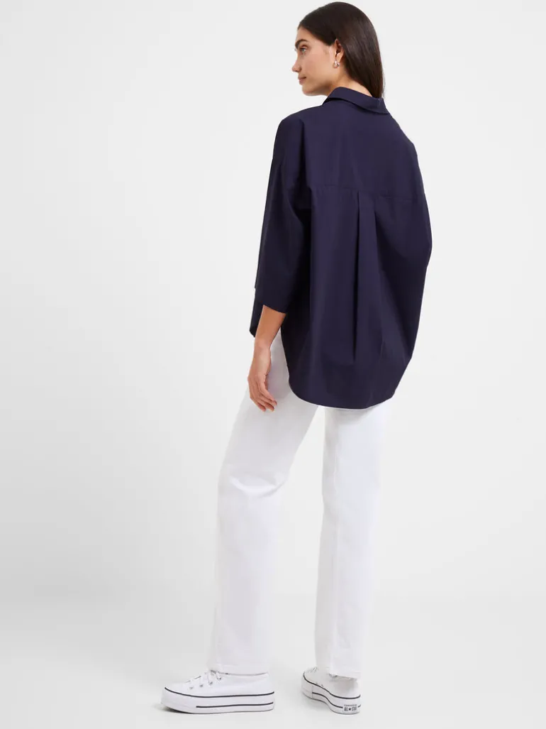 Rhodes Poplin Popover Shirt<FRENCH CONNECTION Cheap