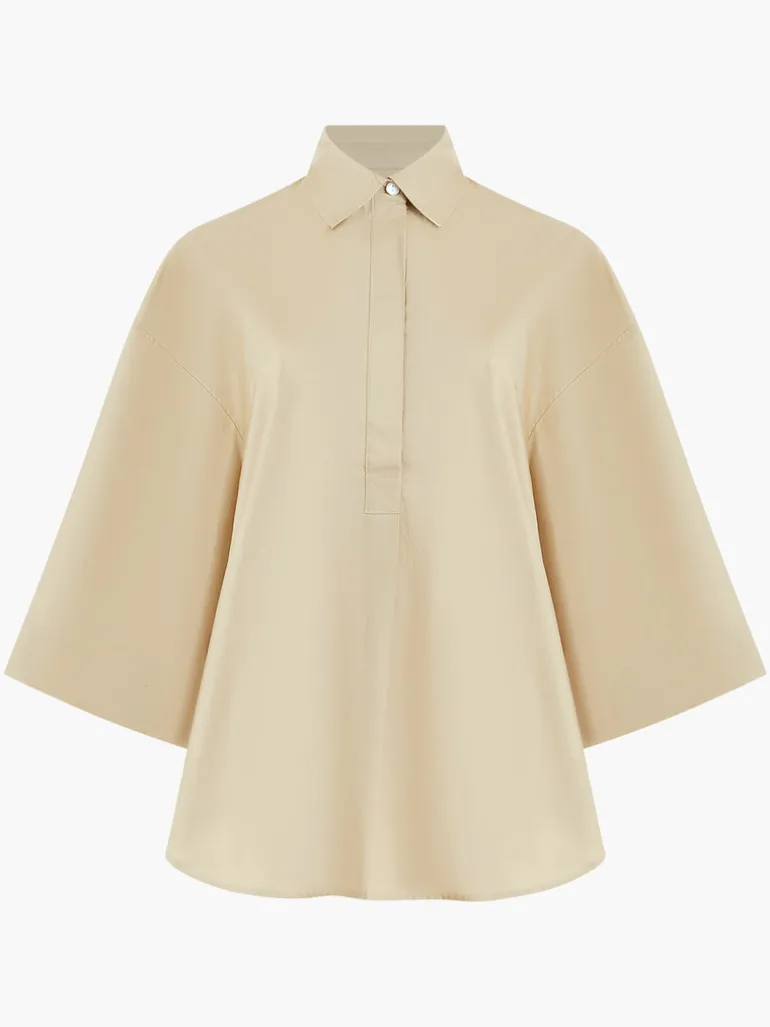 Rhodes Poplin Popover Shirt<FRENCH CONNECTION Sale