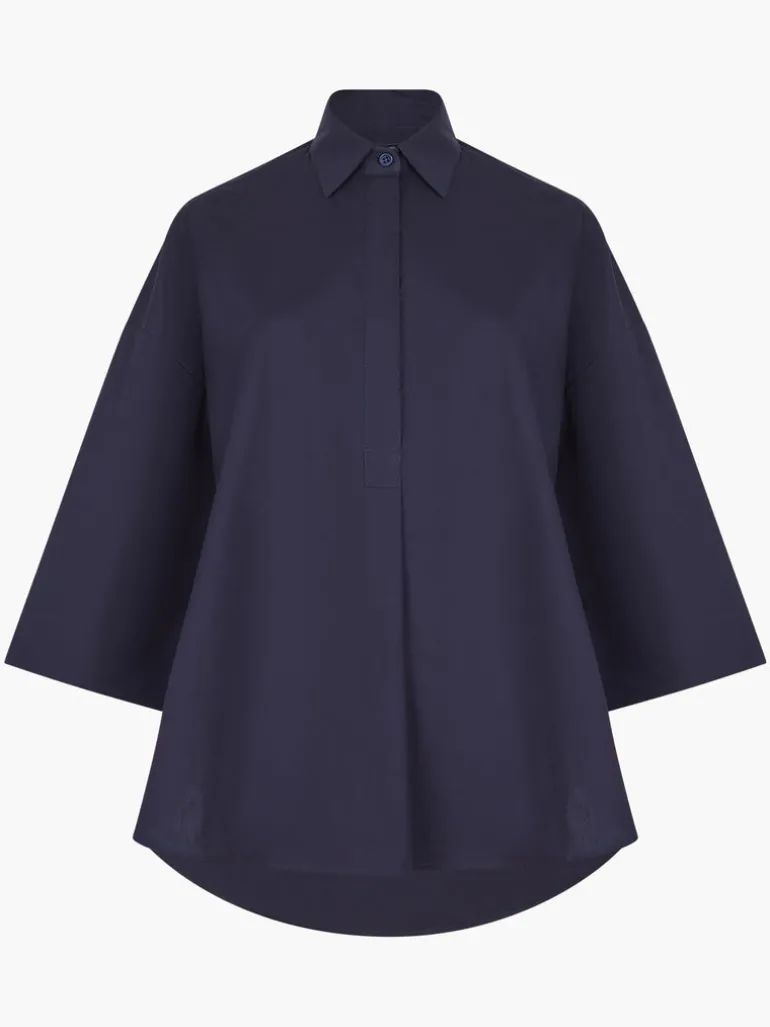Rhodes Poplin Popover Shirt<FRENCH CONNECTION Cheap