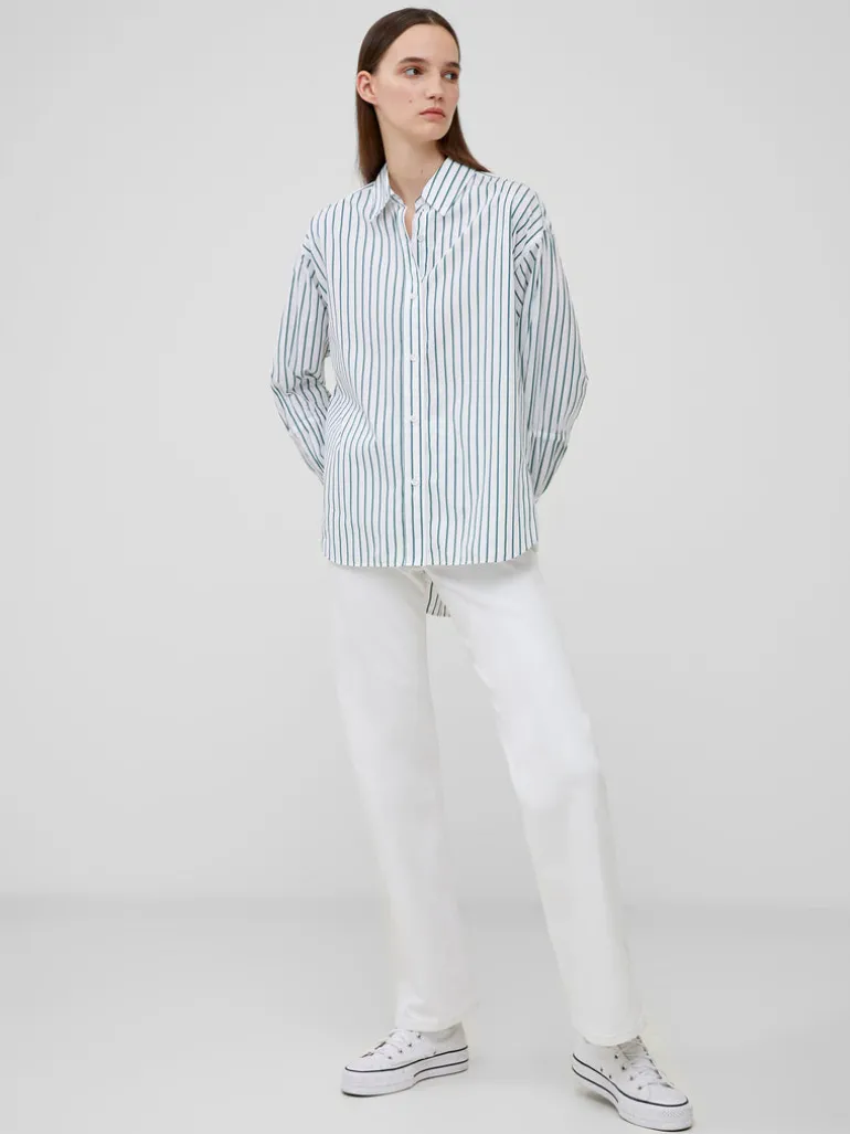 Rhodes Poplin Sleeve Detail Shirt<FRENCH CONNECTION Sale