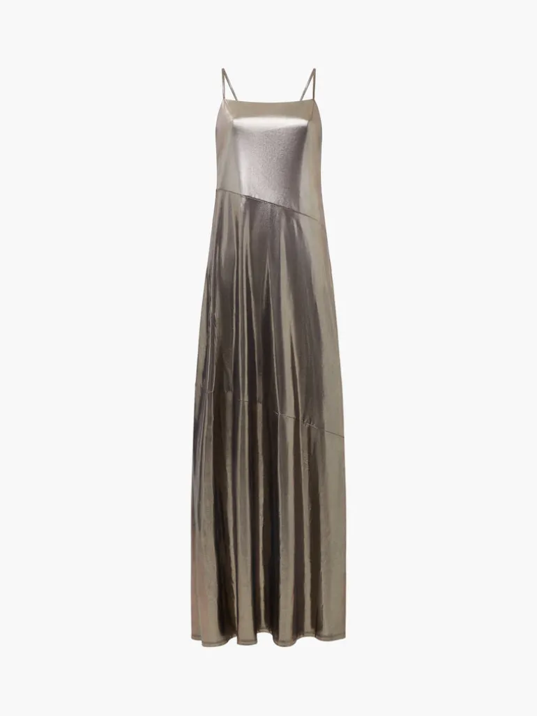Ronja Liquid Metal Maxi Slip Dress<FRENCH CONNECTION Discount