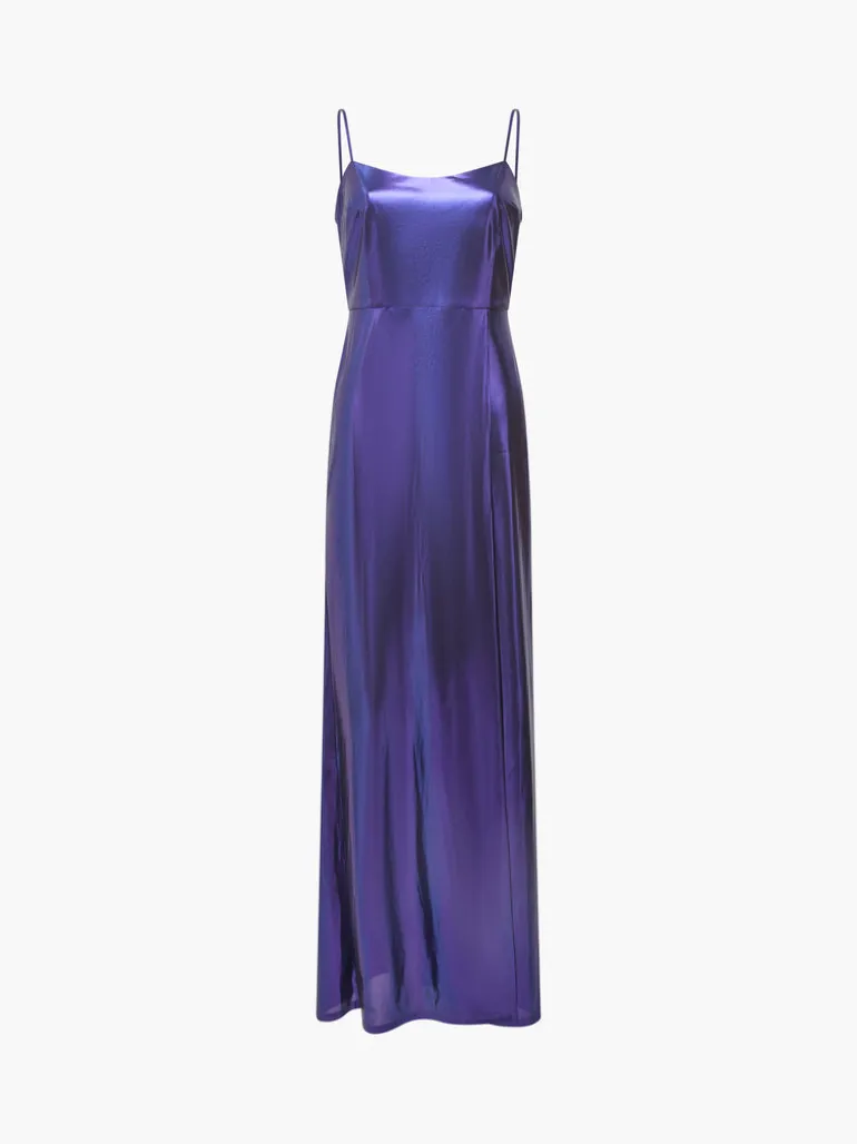 Ronja Liquid Metal Strappy Slip Dress<FRENCH CONNECTION Best