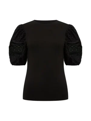 Rosana Agnes Broderie T-Shirt<FRENCH CONNECTION Flash Sale