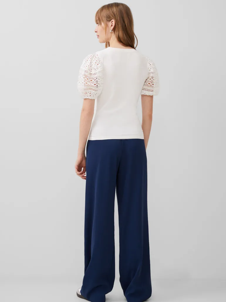 Rosana Agnes Broderie T-Shirt<FRENCH CONNECTION Store