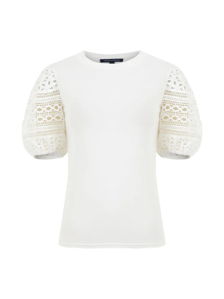 Rosana Agnes Broderie T-Shirt<FRENCH CONNECTION Store