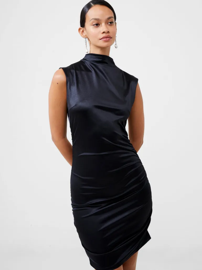 Rosita Shine Ruched Mini Dress<FRENCH CONNECTION Discount