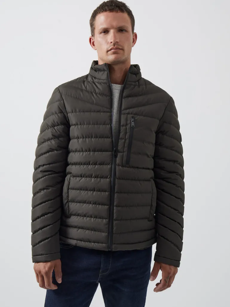Row Funnel Neck Puffer Jacket<FRENCH CONNECTION Outlet