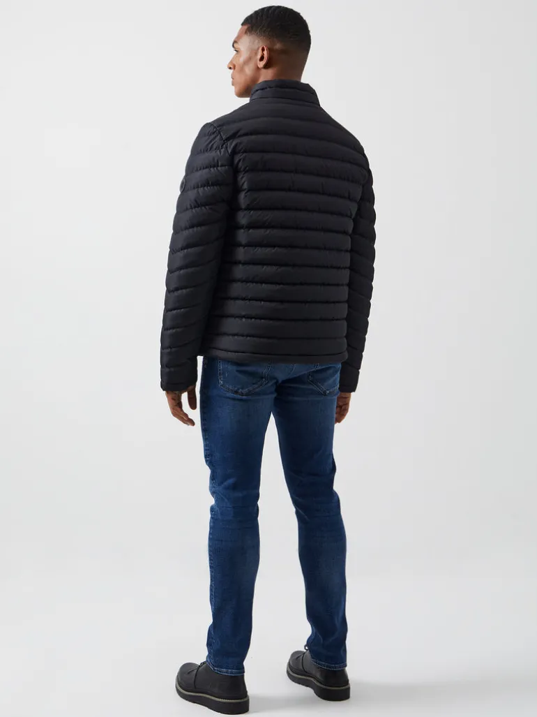 Row Funnel Neck Puffer Jacket<FRENCH CONNECTION Shop