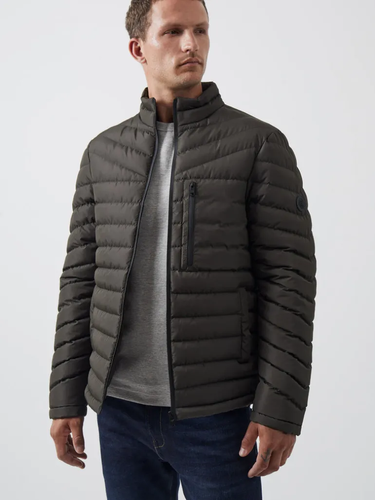 Row Funnel Neck Puffer Jacket<FRENCH CONNECTION Outlet