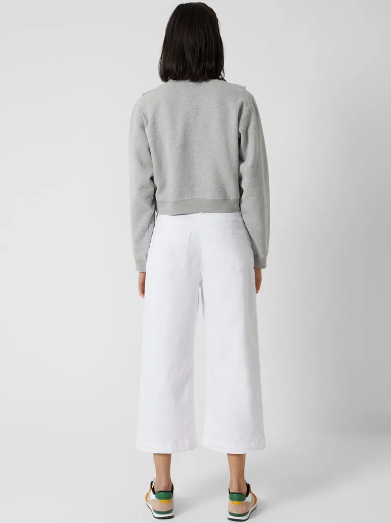 Ruffle Crew Neck Sweatshirt<FRENCH CONNECTION Cheap