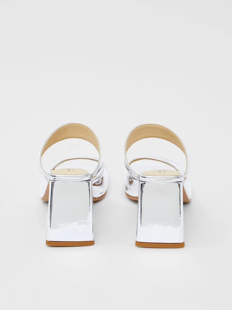 Sadie Mirror Metallic Heels<FRENCH CONNECTION Best Sale