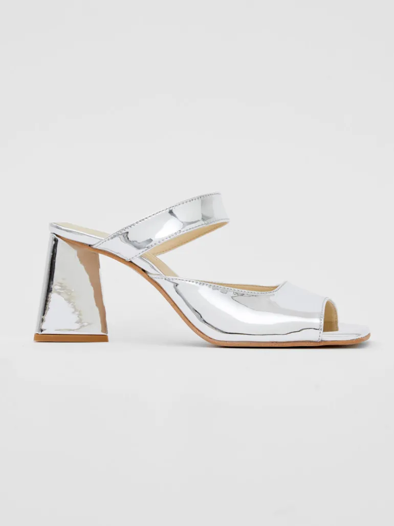Sadie Mirror Metallic Heels<FRENCH CONNECTION Best Sale
