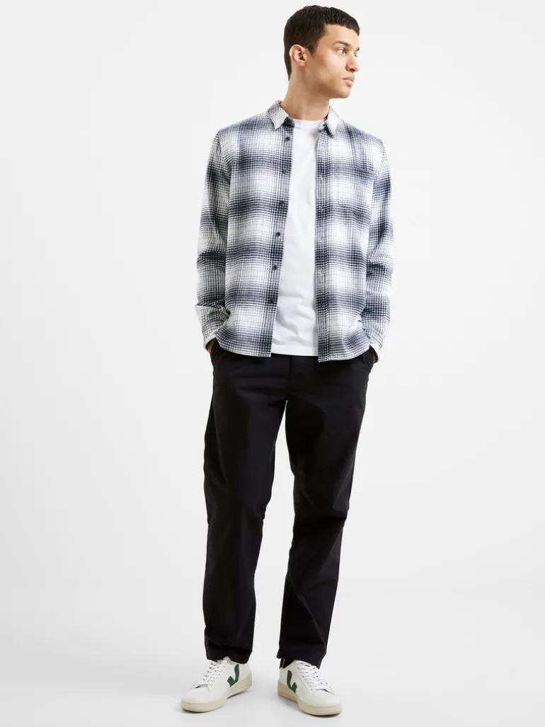 Shadow Check Long Sleeve Shirt<FRENCH CONNECTION Discount