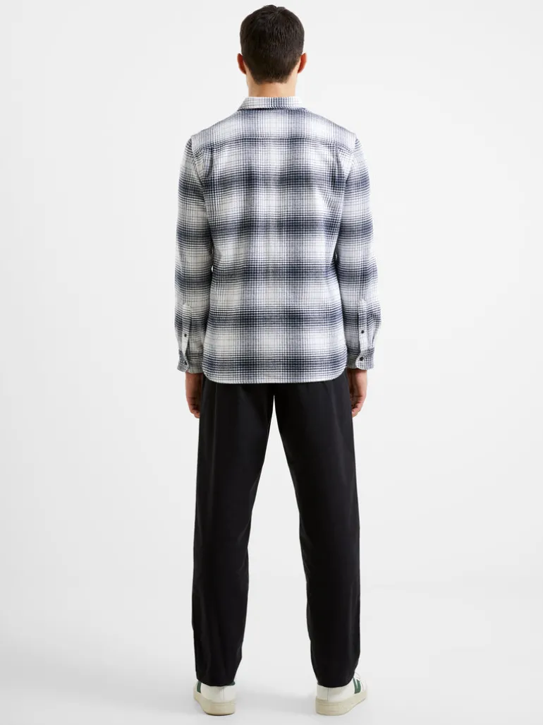 Shadow Check Long Sleeve Shirt<FRENCH CONNECTION Discount