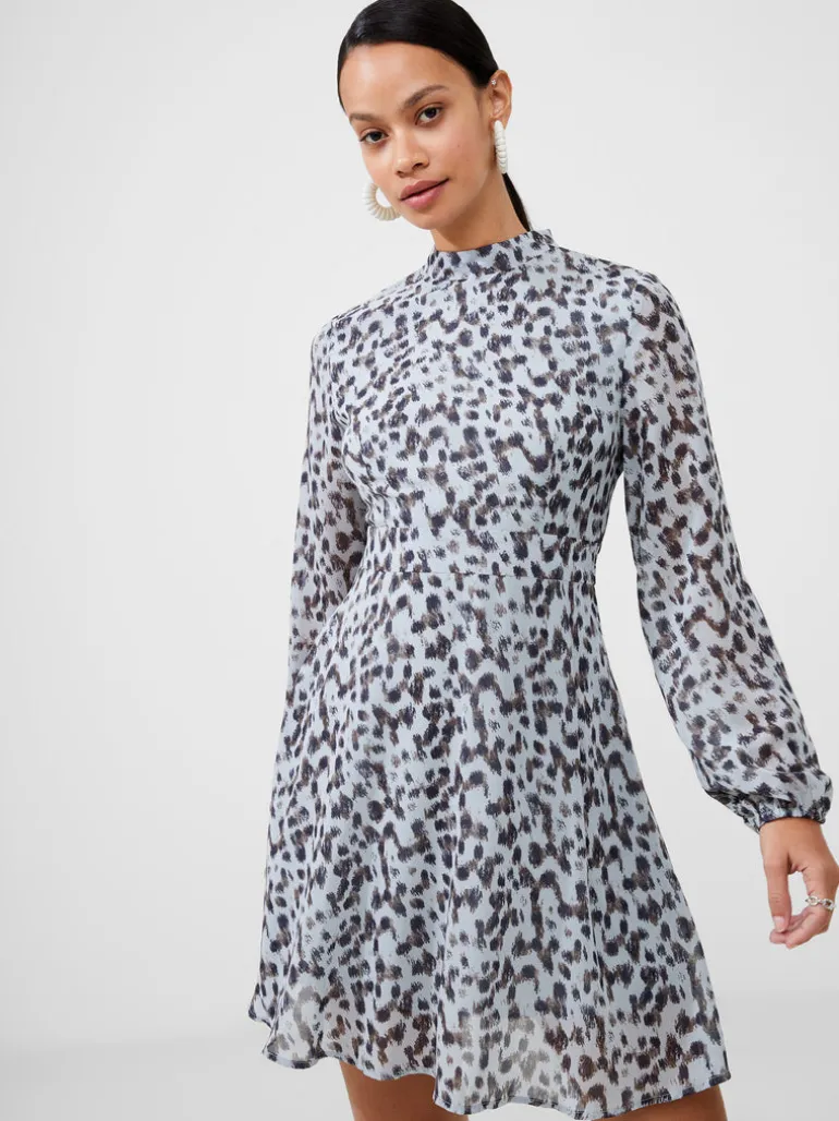 Sheer Georgette Mini Dress<FRENCH CONNECTION Best Sale