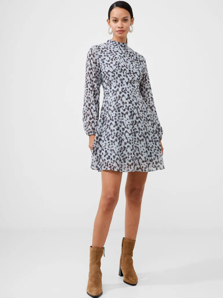 Sheer Georgette Mini Dress<FRENCH CONNECTION Best Sale