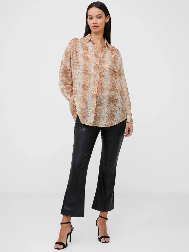 Smooth Georgette Popover Shirt<FRENCH CONNECTION Outlet