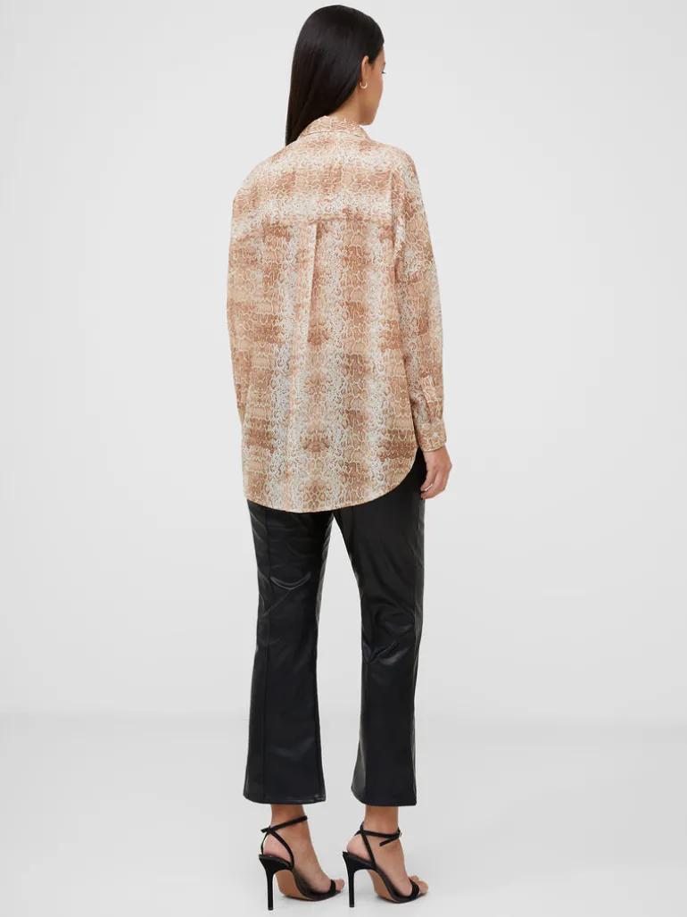 Smooth Georgette Popover Shirt<FRENCH CONNECTION Outlet