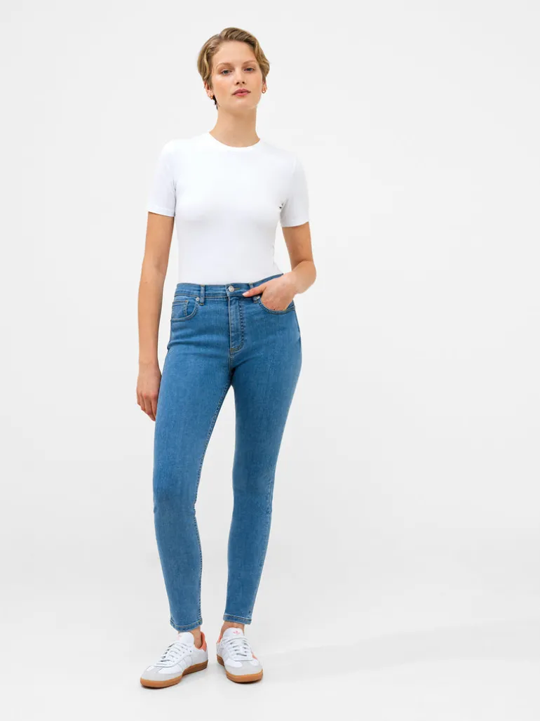 Soft Stretch Denim High Rise Skinny Jeans<FRENCH CONNECTION New
