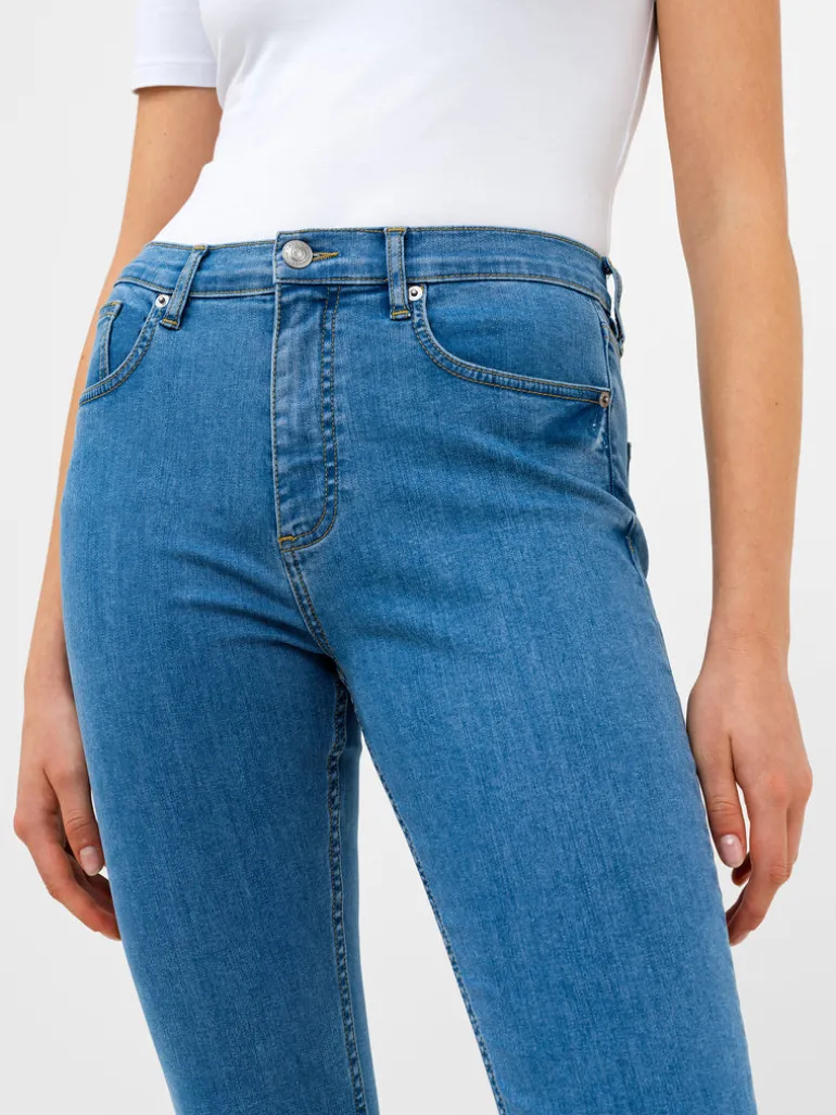 Soft Stretch Denim High Rise Skinny Jeans<FRENCH CONNECTION New
