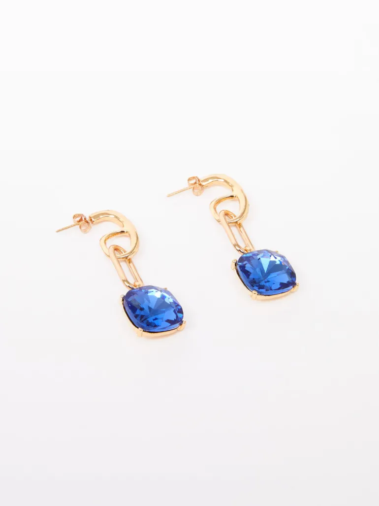 Square Stone Link Earrings<FRENCH CONNECTION Discount
