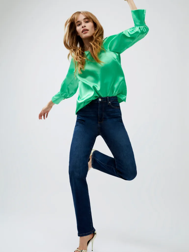 Stretch Denim Cigarette Fit Full Length Jeans<FRENCH CONNECTION Outlet