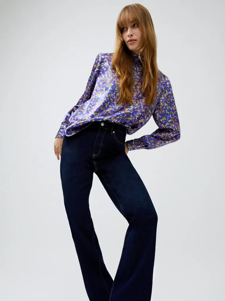 Stretch Denim Wide Flare Full Length Jeans<FRENCH CONNECTION Online