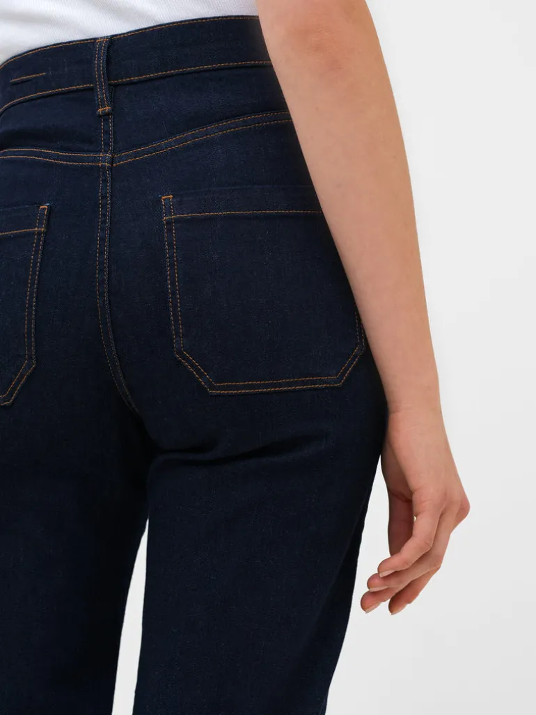 Stretch Denim Wide Flare Full Length Jeans<FRENCH CONNECTION Online