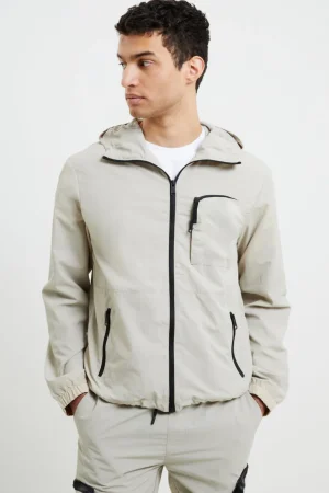 Tech Hooded Shacket<FRENCH CONNECTION Outlet