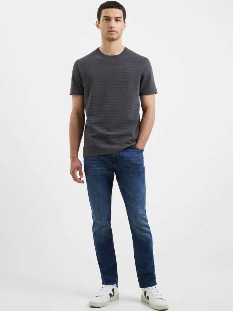 Texture Jersey Stripe T-Shirt<FRENCH CONNECTION Shop