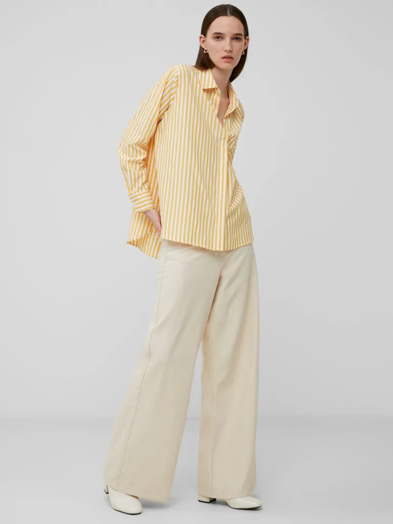 Thick Stripe Relaxed Popover Shirt<FRENCH CONNECTION Discount