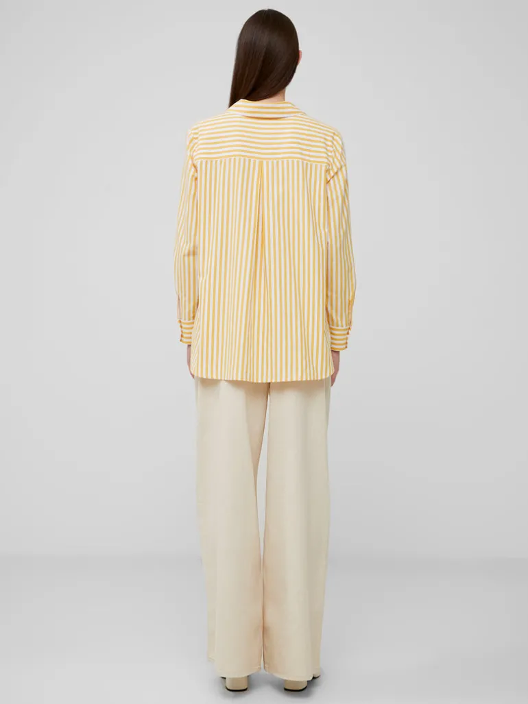 Thick Stripe Relaxed Popover Shirt<FRENCH CONNECTION Discount