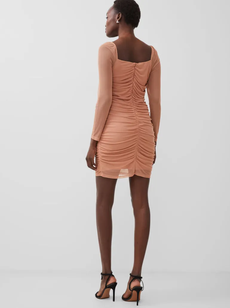 Toni Mesh Rouched Mini Dress<FRENCH CONNECTION Sale