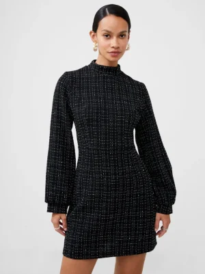 Tweed High Neck Mini Dress<FRENCH CONNECTION Clearance