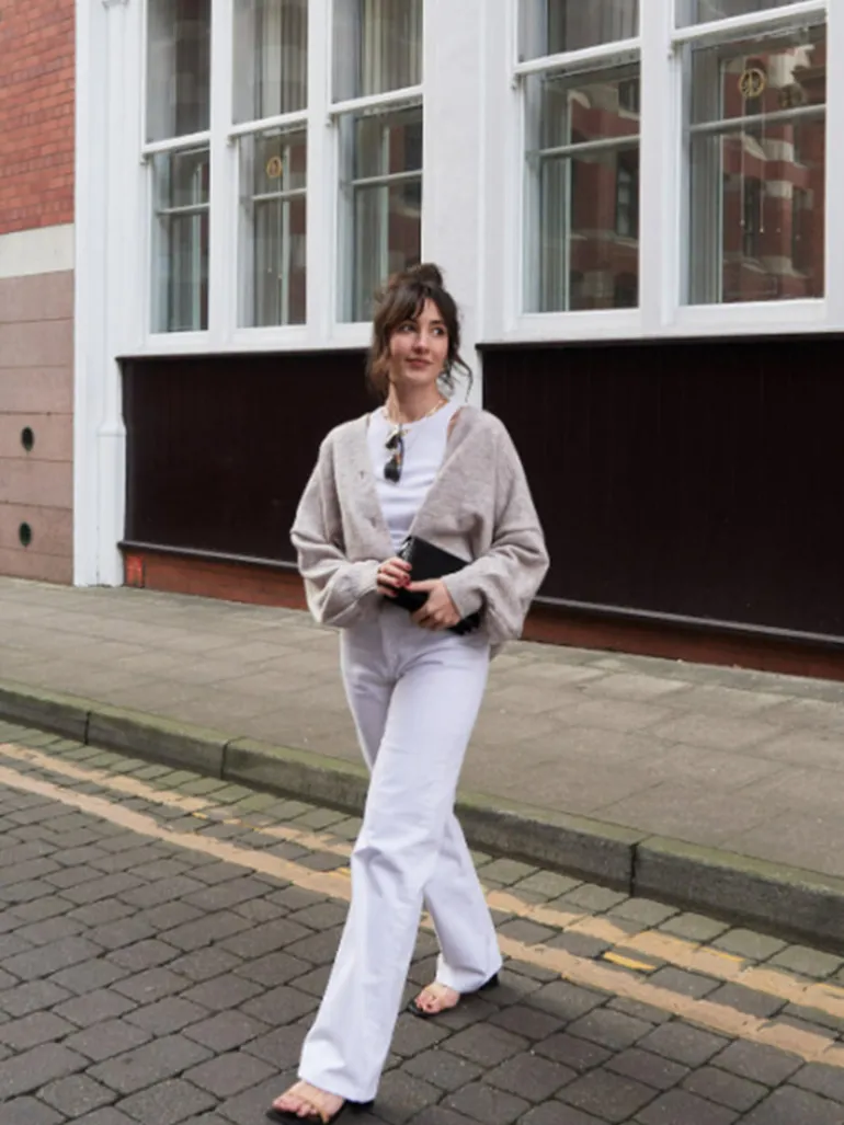 Vhari Knit V-Neck Cardigan<FRENCH CONNECTION Cheap