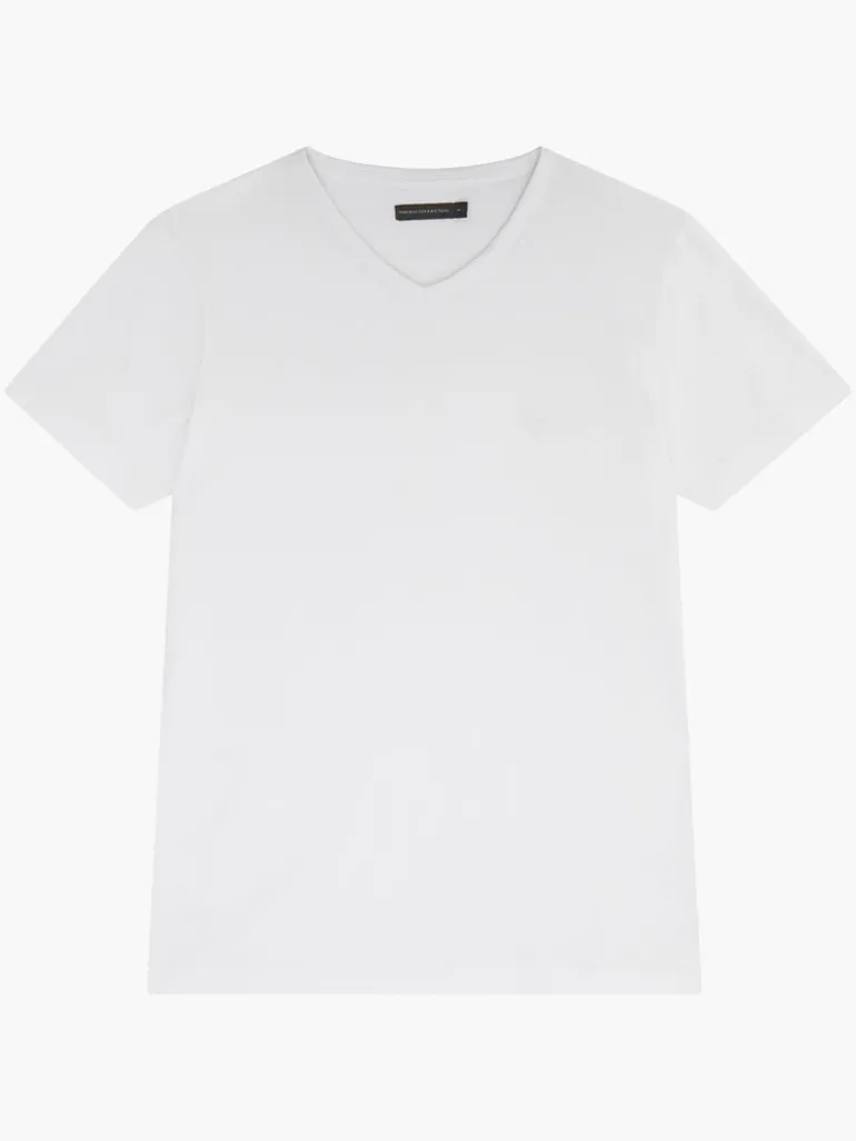 V-Neck Logo T-Shirt<FRENCH CONNECTION Online