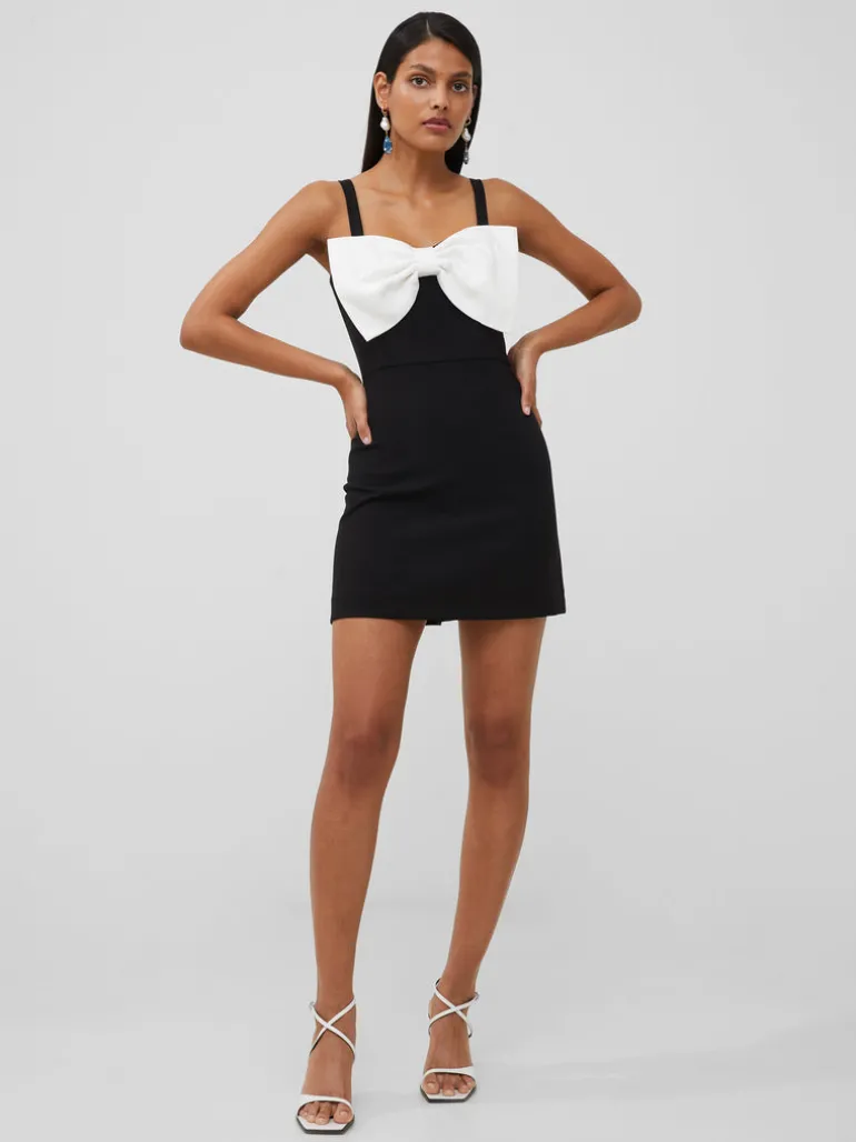 Whisper Bow Strappy Mini Dress 90<FRENCH CONNECTION Store