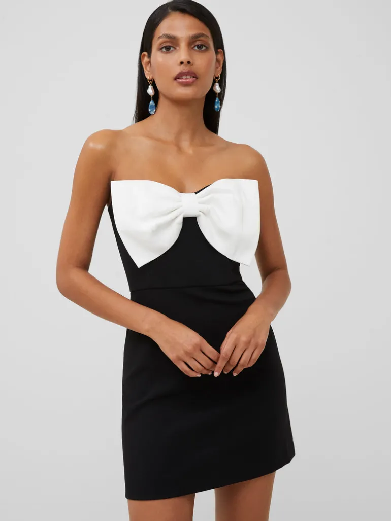Whisper Bow Strappy Mini Dress 90<FRENCH CONNECTION Store