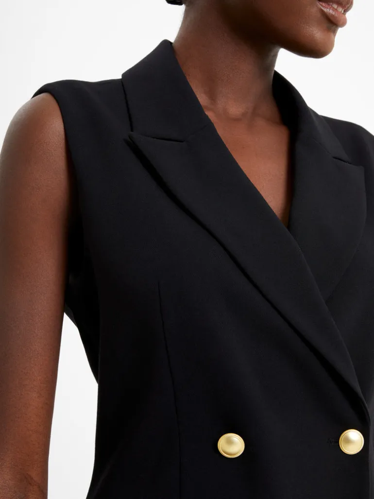Whisper Sleeveless Tux Mini Dress<FRENCH CONNECTION Discount