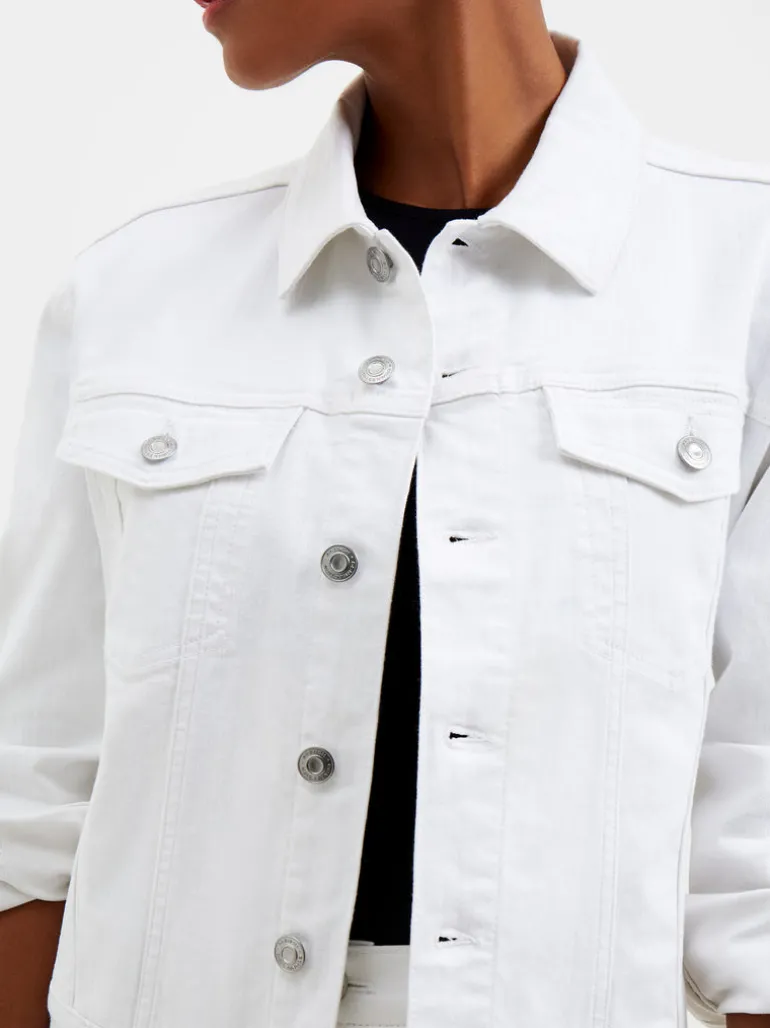 Denim Stretch Trucker Jacket<FRENCH CONNECTION Clearance