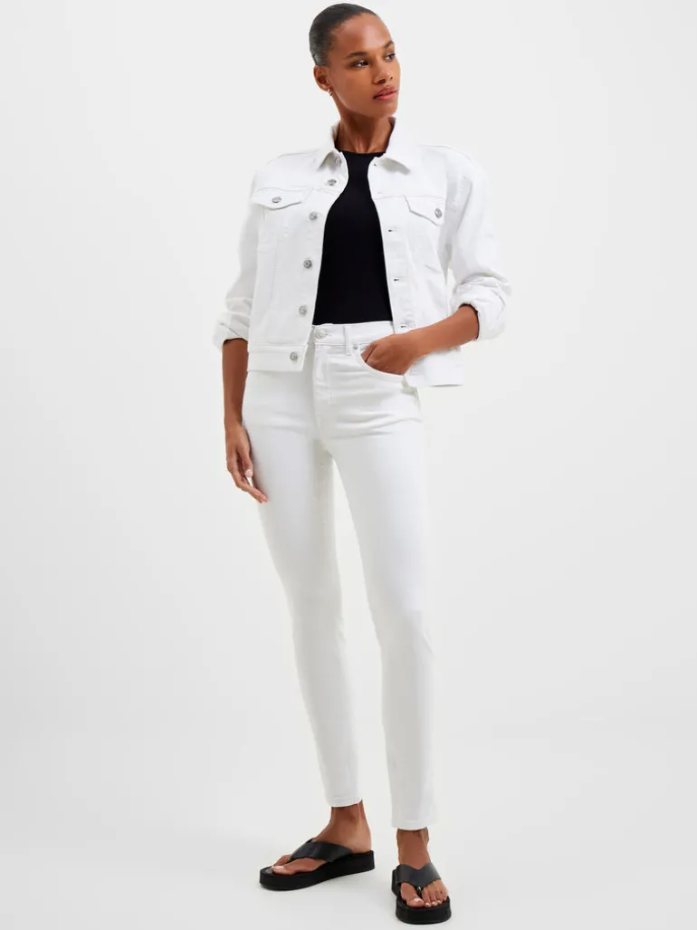 Denim Stretch Trucker Jacket<FRENCH CONNECTION Clearance