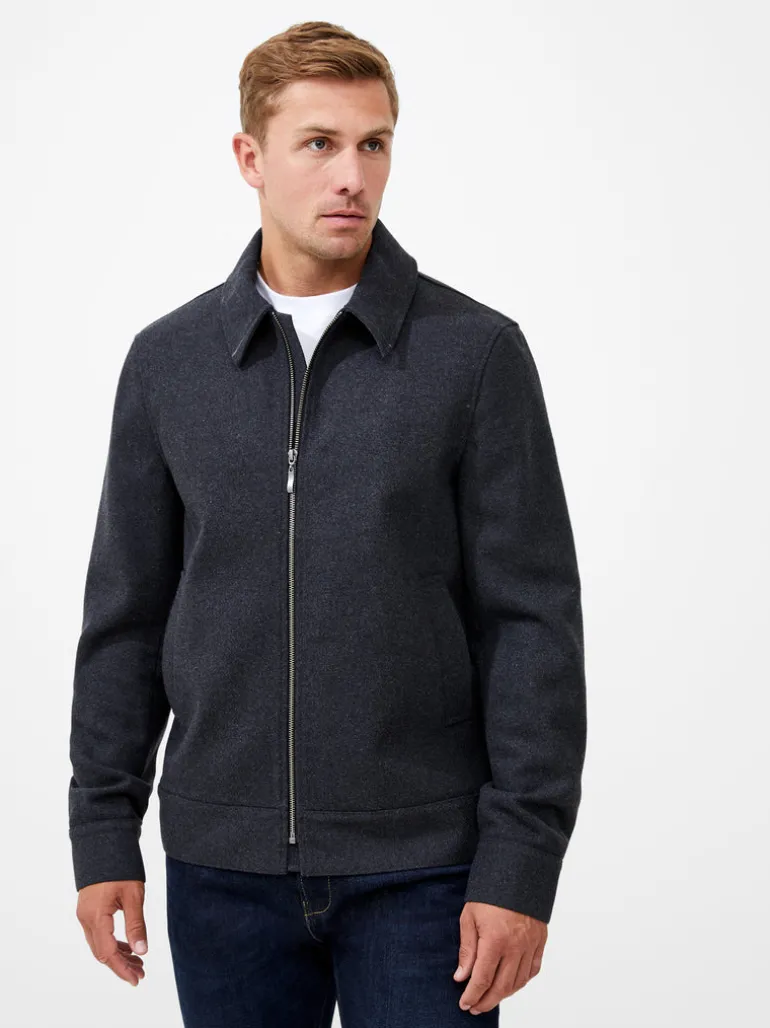 Wool Blend Blouson Coat<FRENCH CONNECTION Discount