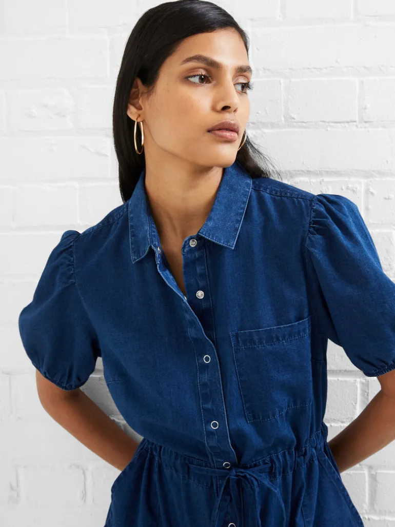 Zaves Chambray Shirt Dress<FRENCH CONNECTION Discount